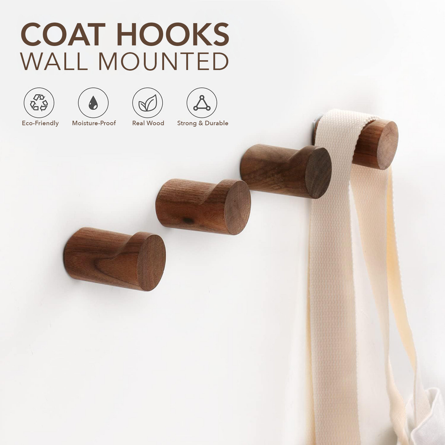 Wooden Coat Hooks